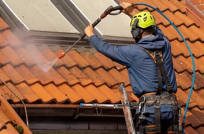 Démoussage et hydrofuge de toiture à Carnin